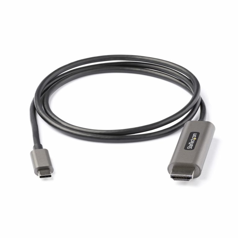 Cable adaptador de video HDMI 2.0b - USB-C a HDMI Convertidor de monitor/pantalla HDR - DP 1.4 Alt Mode HBR3 (1 m) Cable USB C a HDMI 4K 60Hz con HDR10 - Ultra HD USB Tipo-C a 4K - Imagen 2