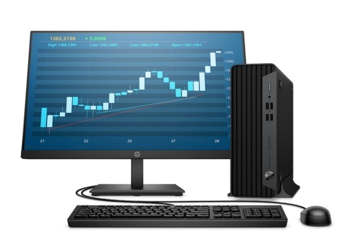 Computadora HP Prodesk 400 g7 Core i5 10ma. 16GB RAM 256GB SSD - LCD 23" WIDE - Imagen 1
