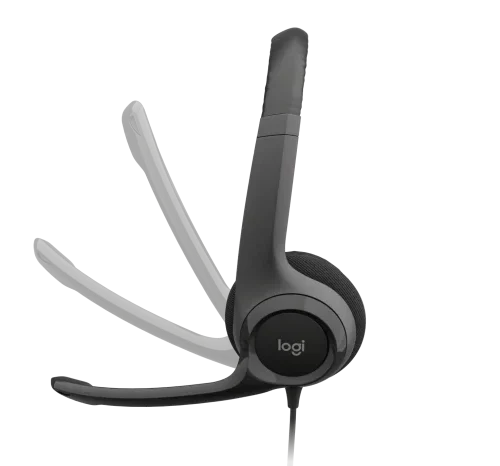 H390 Logitech Audífonos con Micrófono Alambrico USB Negro - Imagen 4