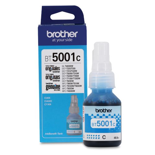 Tinta Brother Original BT5001 Cian